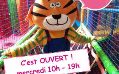 Le MERCREDI, tout est permis !
 OUVERT 10h-19h 
 Venez le matin, il y a moins