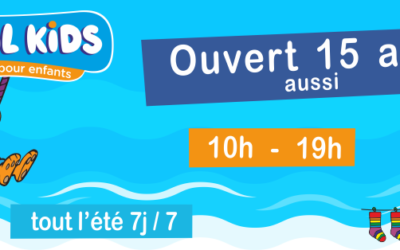 OUVERT aussi aujourd'hui 15 août, dès 10h